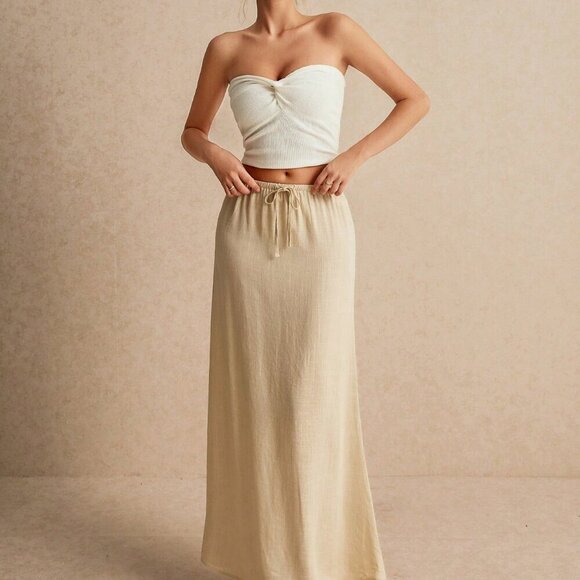 Apricot Casual Women's Skirt - Picture 4 of 5